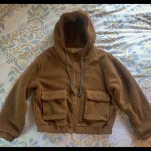 Roolee teddy bomber jacket